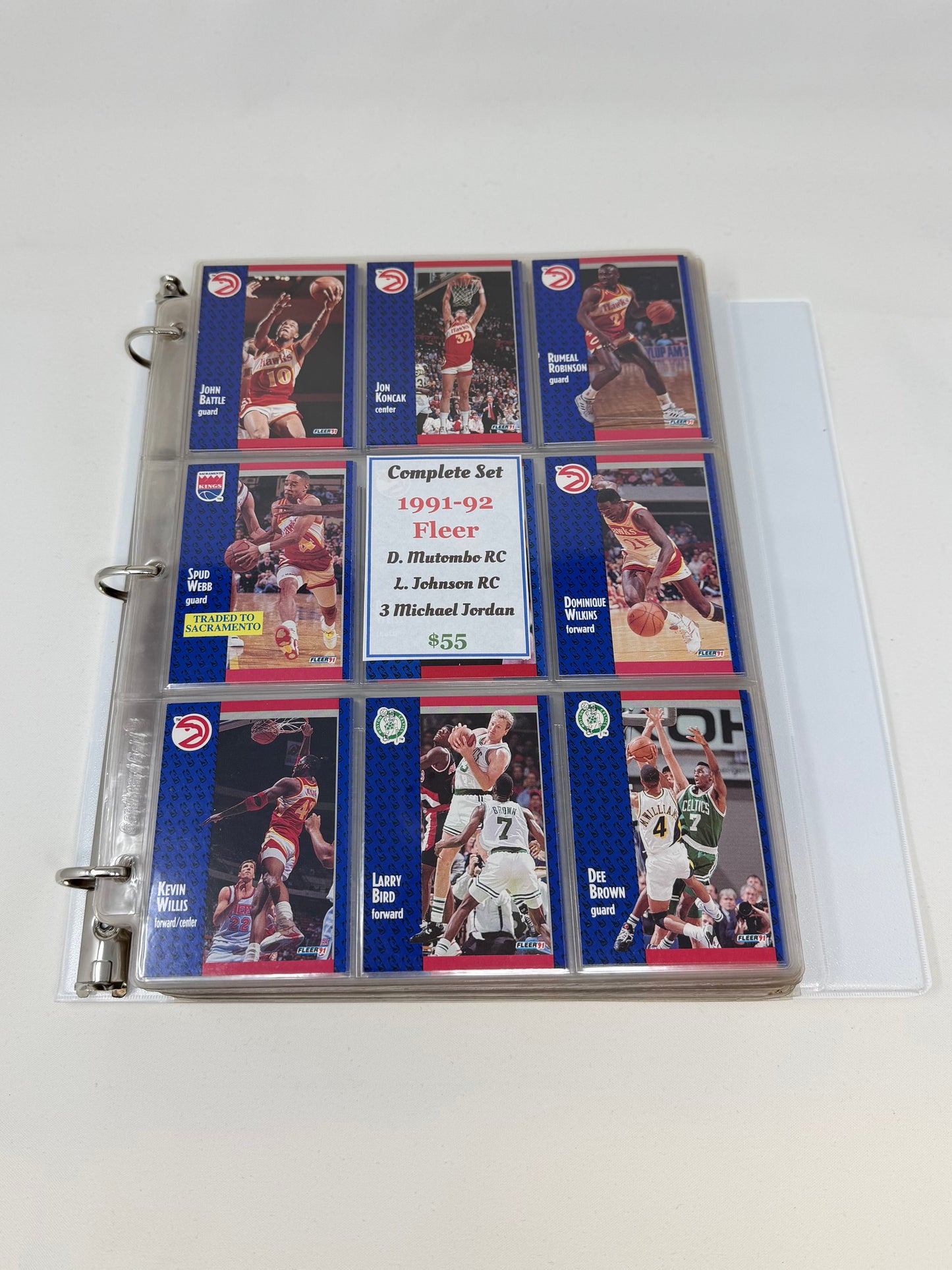 1991-92 Fleer Basketball Complete Set