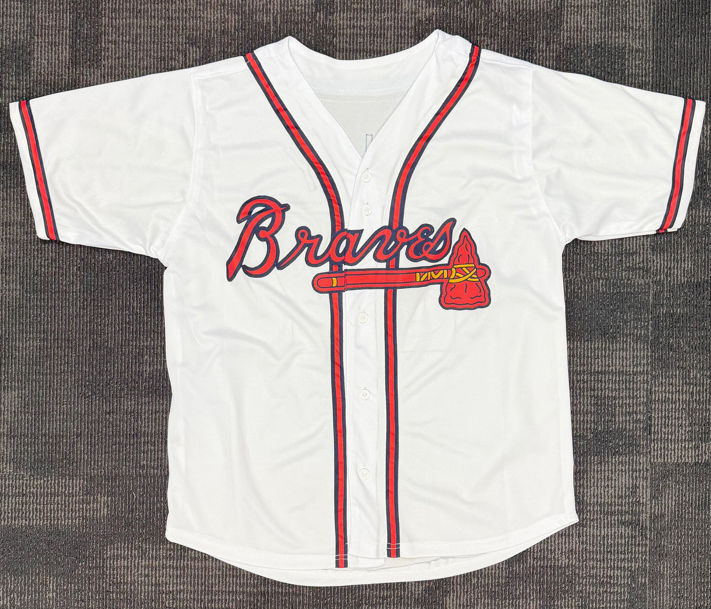 Austin Riley #27 Autographed Atlanta Braves White Custom Jersey