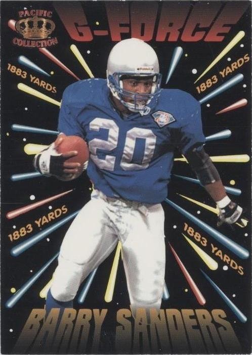 1995 Pacific G-Force Barry Sanders #GF4 PSA 4 VG-EX 050