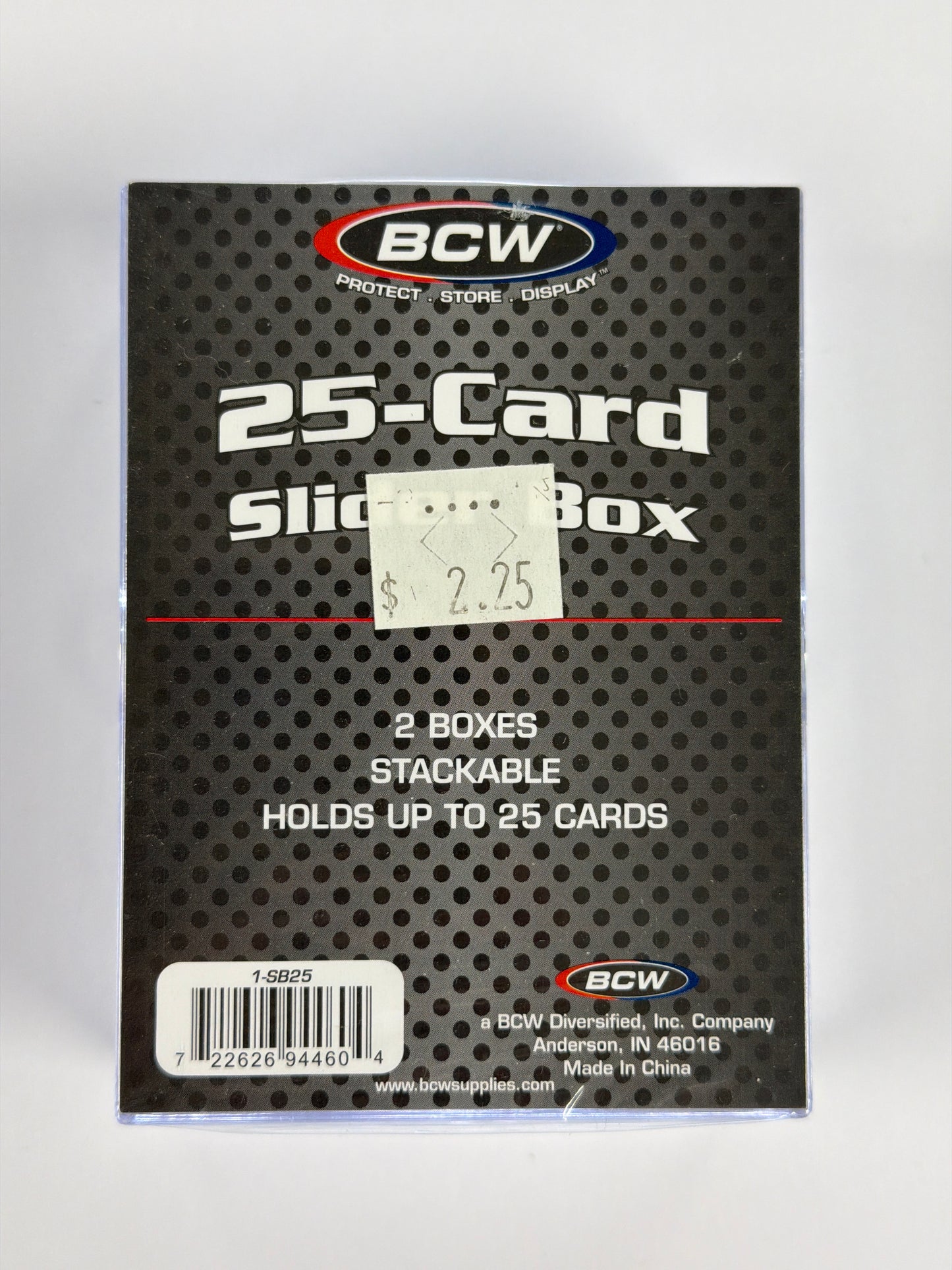 BCW 25-Card Slider Box