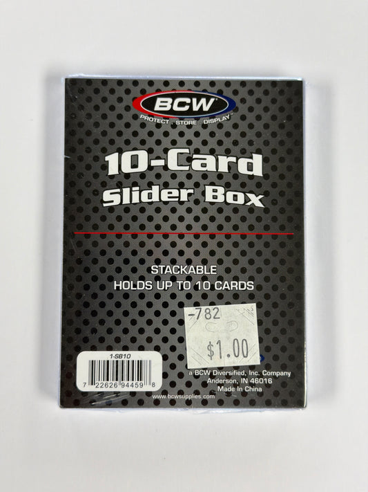 BCW 10-Card Slider Box