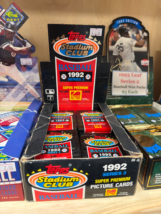 1992 Topps Stadium Club Series 3