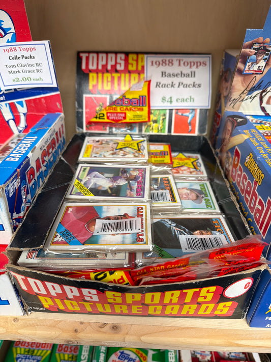 1988 Topps Baseball Rack Packs