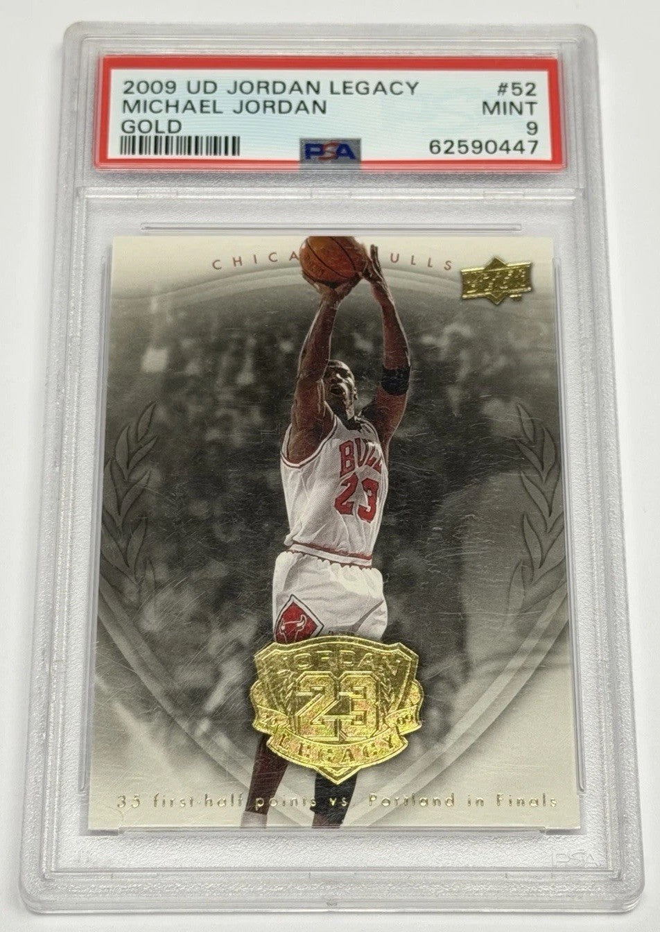 2009-10 Upper Deck Jordan Legacy Michael Jordan Bulls #52 PSA 9 MINT 447