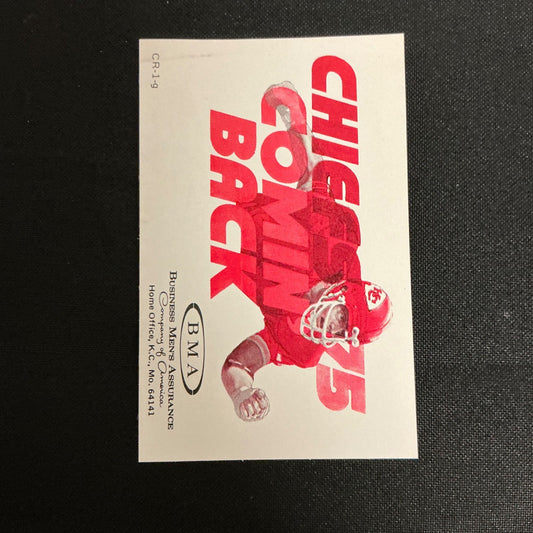 1975 Kansas City Chiefs Football Pocket Schedule