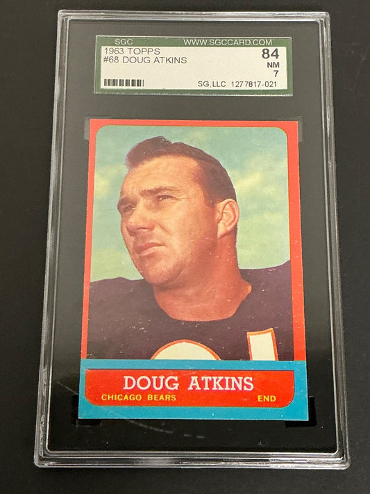 1963 Topps #68 Doug Atkins Bears SGC 7 NM 021