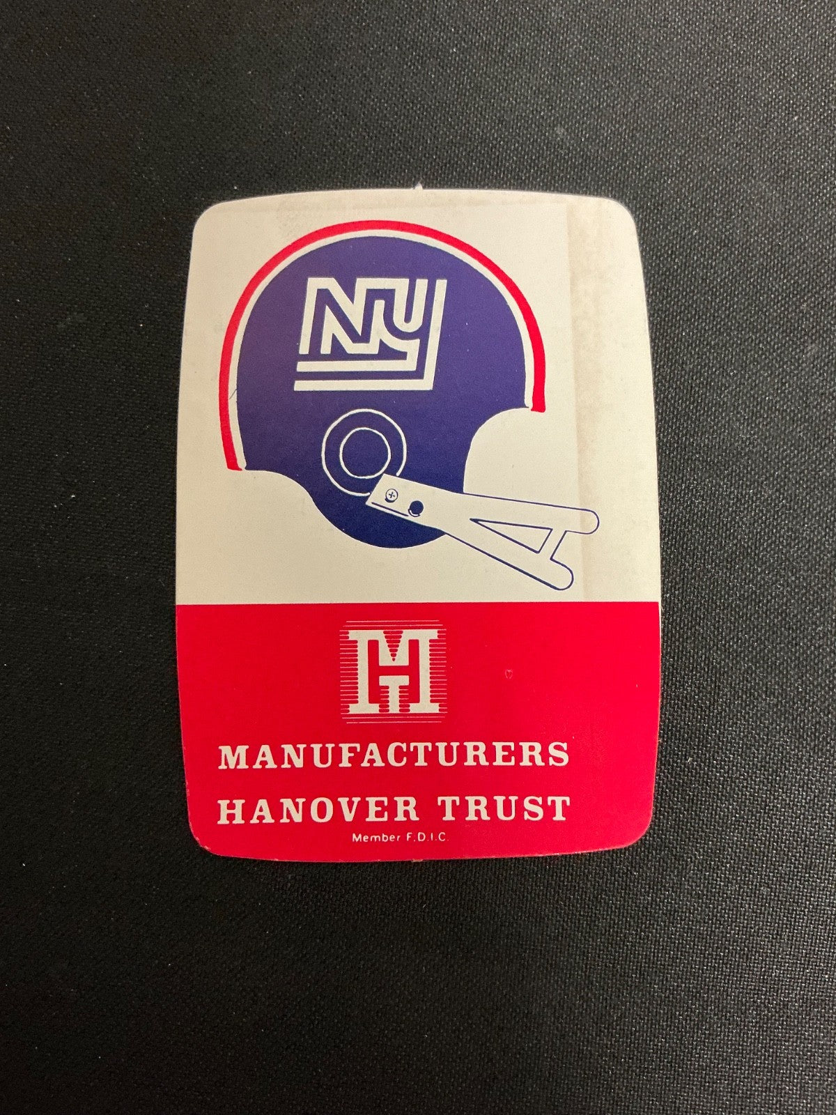 1975 New York Giants Football Pocket Schedule