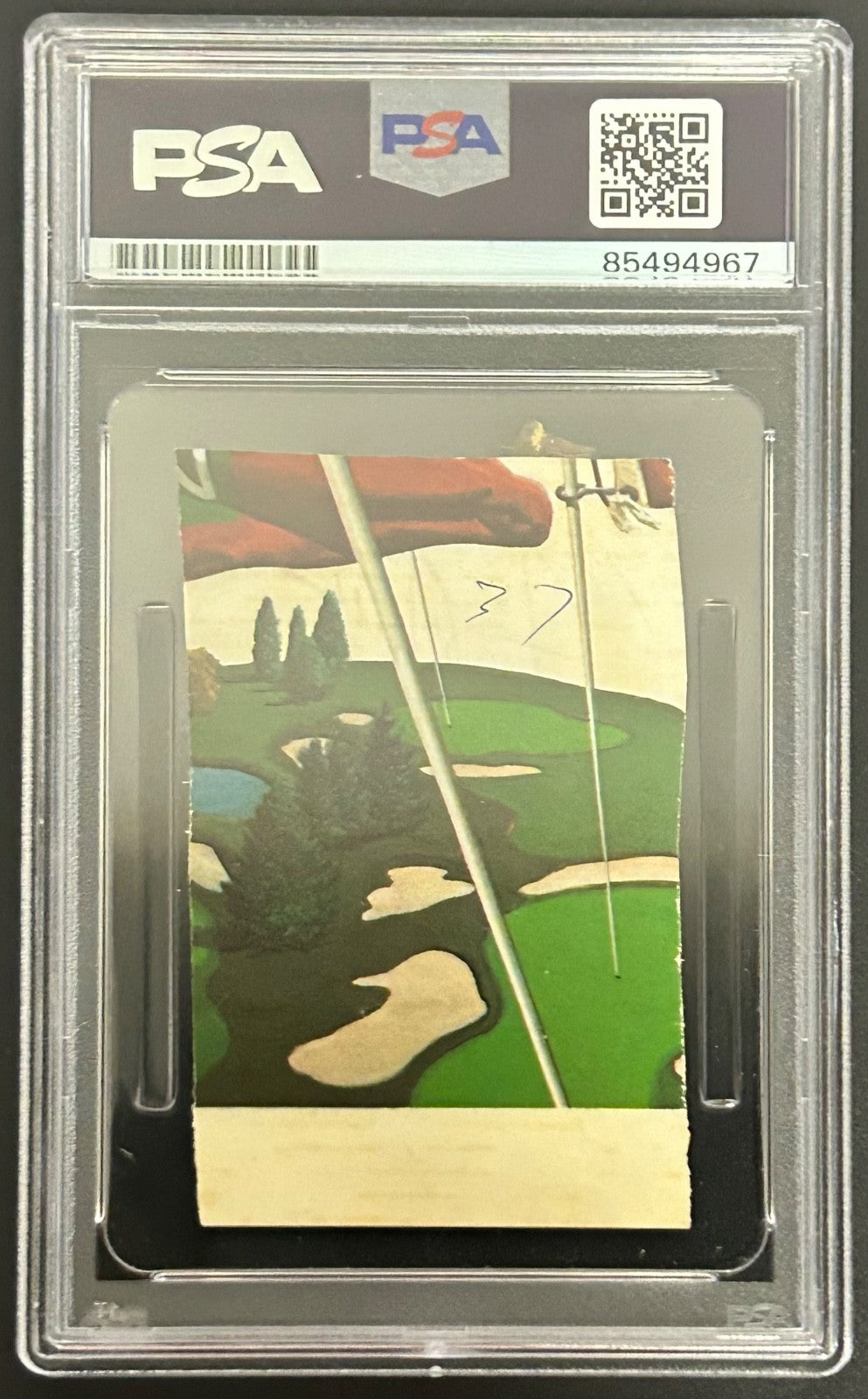 Jack Nicklaus Signed Auto 1973 U.S. Open Cut PSA DNA 967