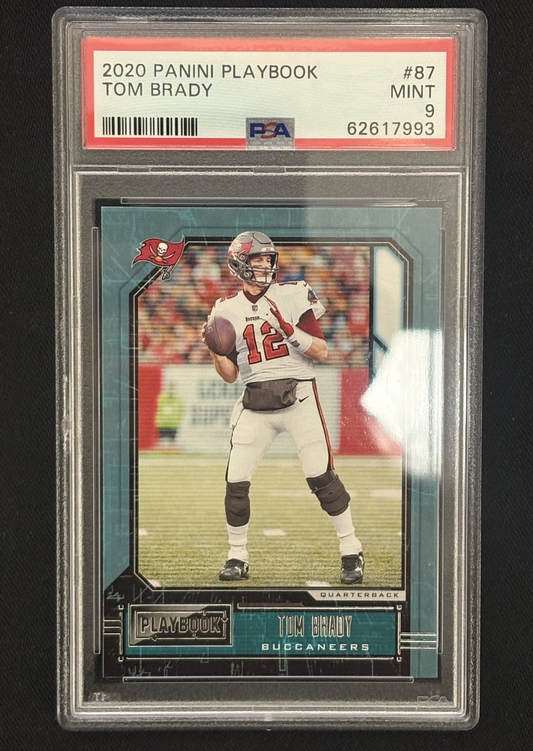 2020 Panini Playbook #87 Tom Brady PSA 9 MT 993
