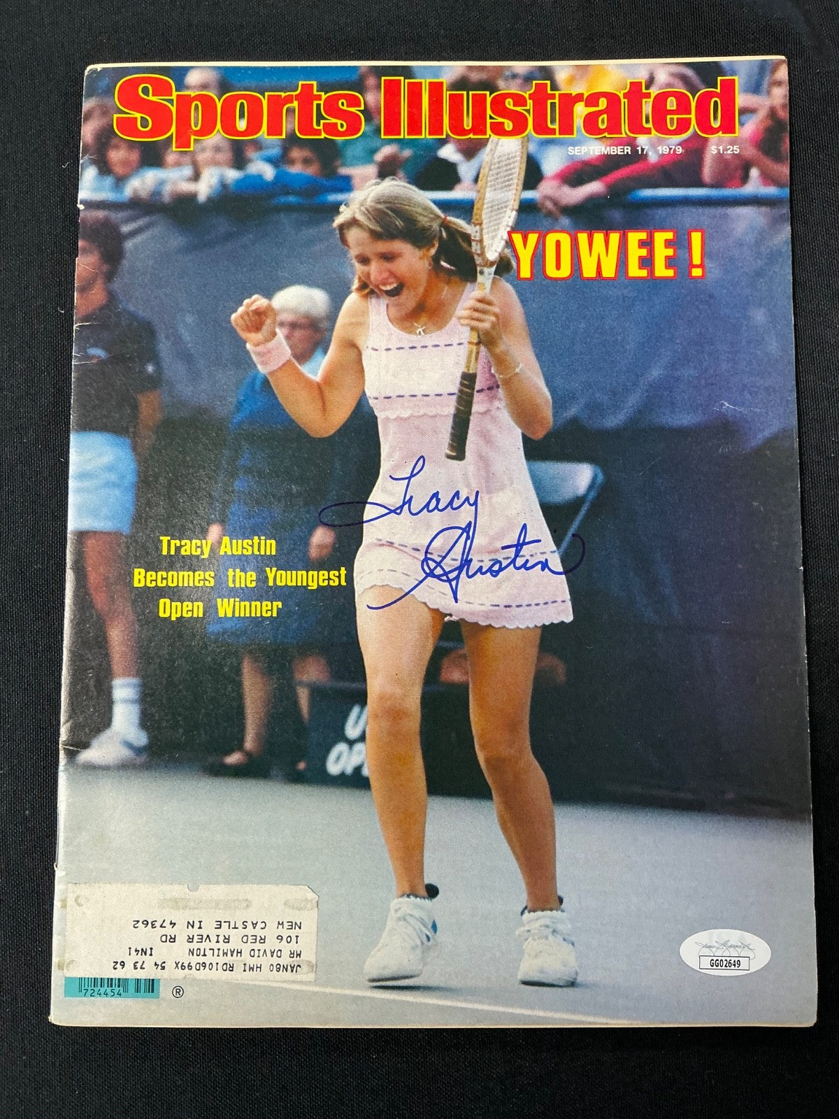 Tracy Austin Signed Auto 1979 Sports Illustrated Magazine JSA COA 649