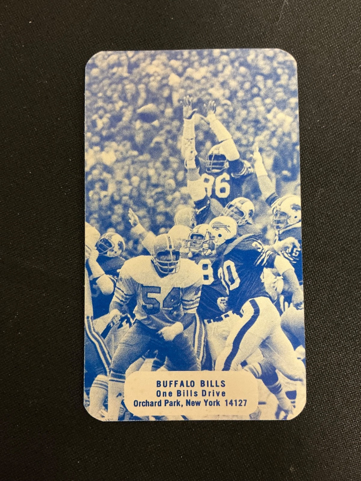 1975 Buffalo Bills Football Pocket Schedule 