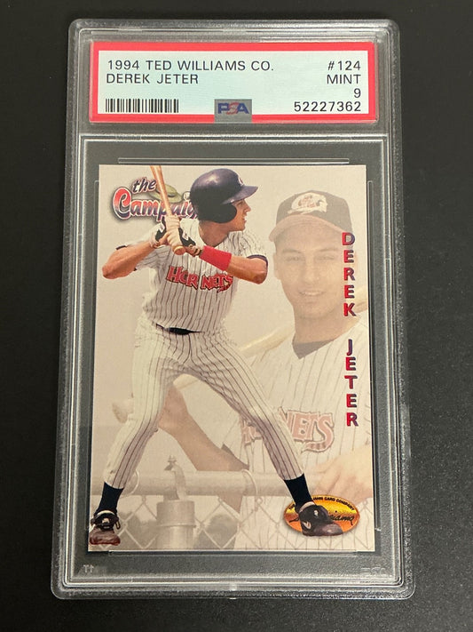 1994 Ted Williams Co. #124 Derek Jeter PSA 9 MT 362