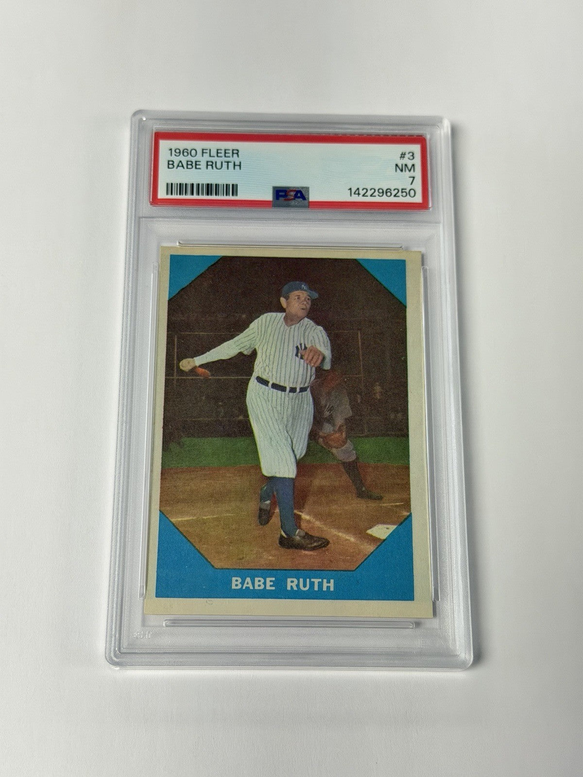 1960 Fleer #3 Babe Ruth PSA 7 NM 250