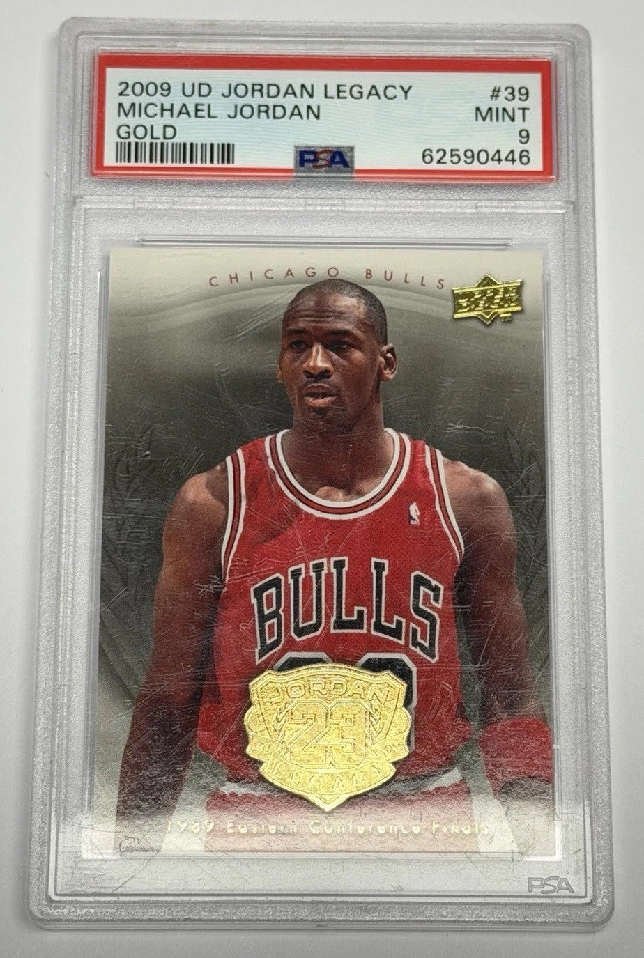 2009 Upper Deck Jordan Legacy Gold Michael Jordan Bulls #39 PSA 9 MINT 446
