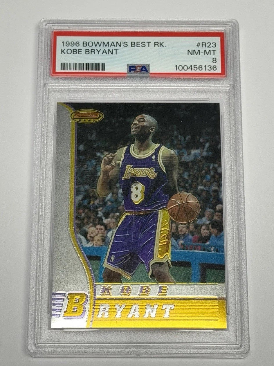1996 Bowman's Best Rookies Kobe Bryant #R23 PSA 8 NM-MT 136