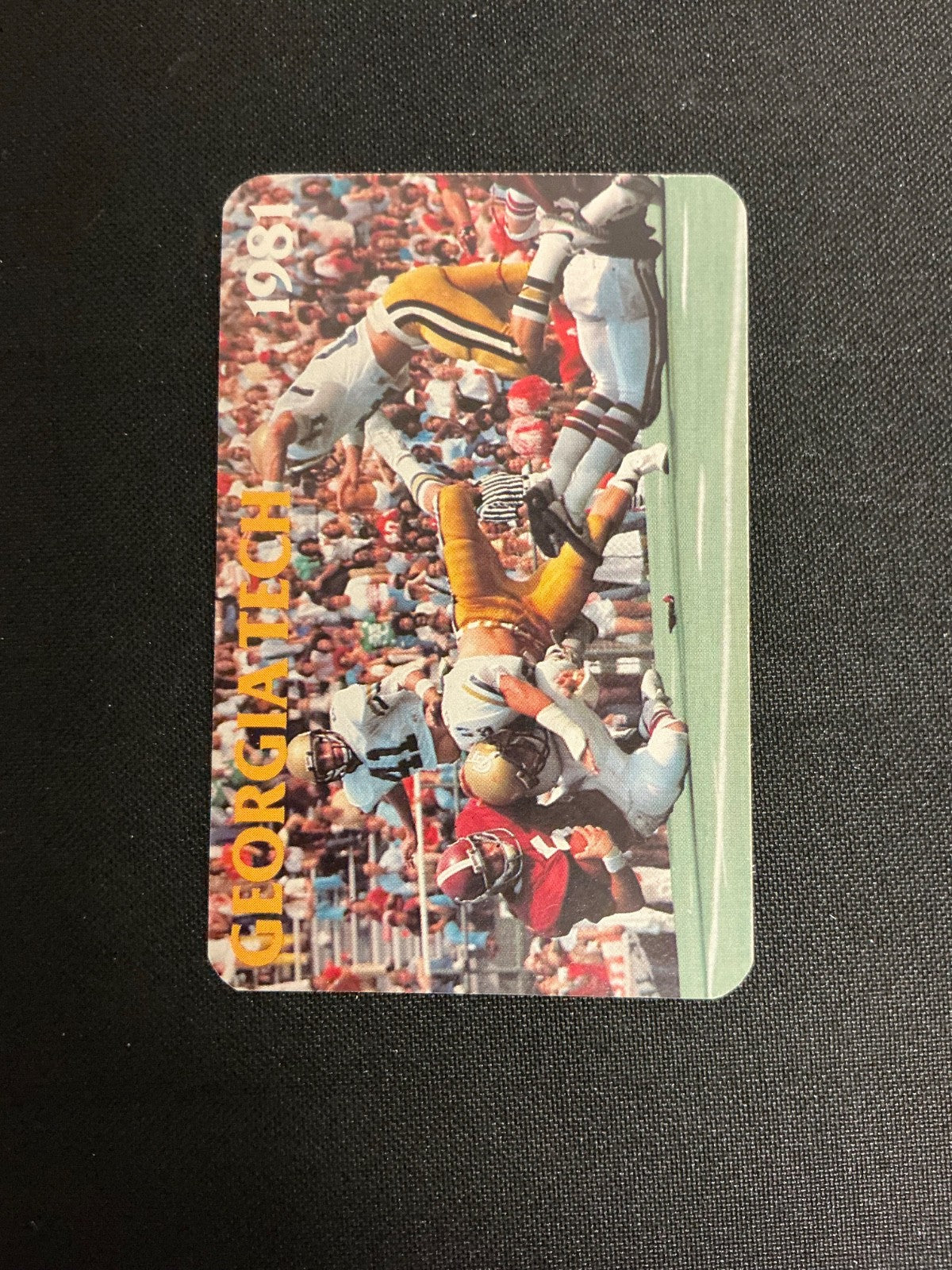 1981 Georgia Tech Yellow Jackets Football Pocket Schedule