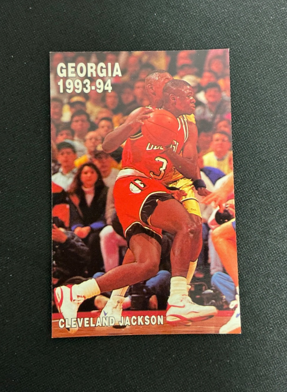 1993-1994 Georgia Bulldogs Men's Basketball Pocket Schedule 