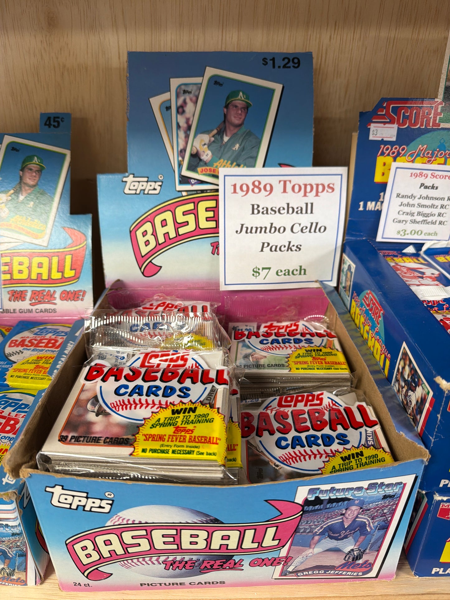 1989 Topps Baseball Jumbo Cello Packs