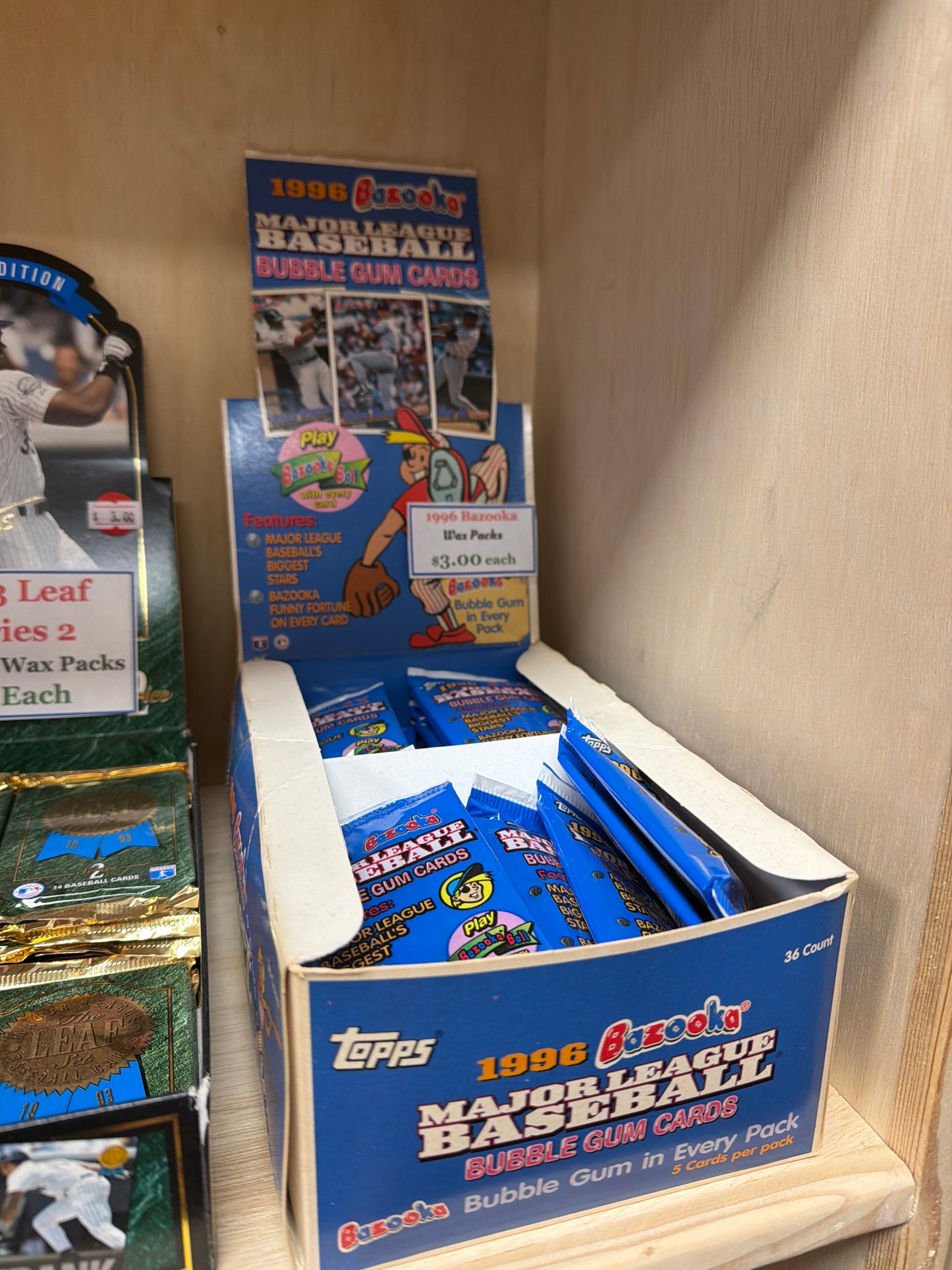 1996 Bazooka Wax Packs