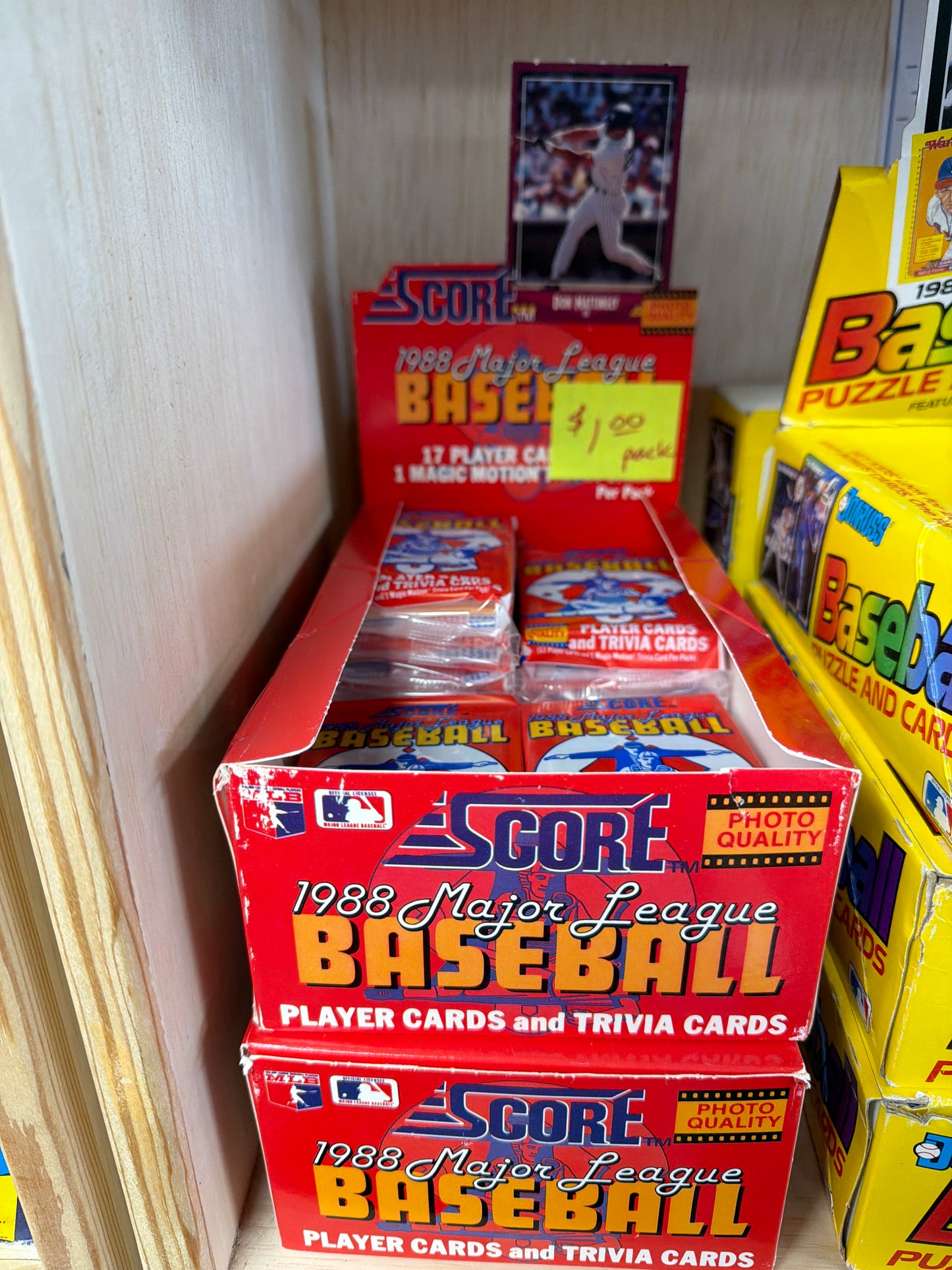1988 SCORE MLB cards