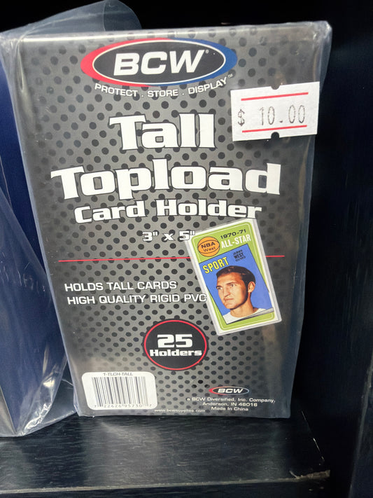 Tall Topload Card Holder