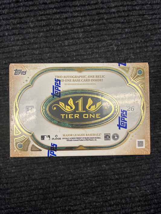 2026 Topps Tier One Baseball Hobby Box