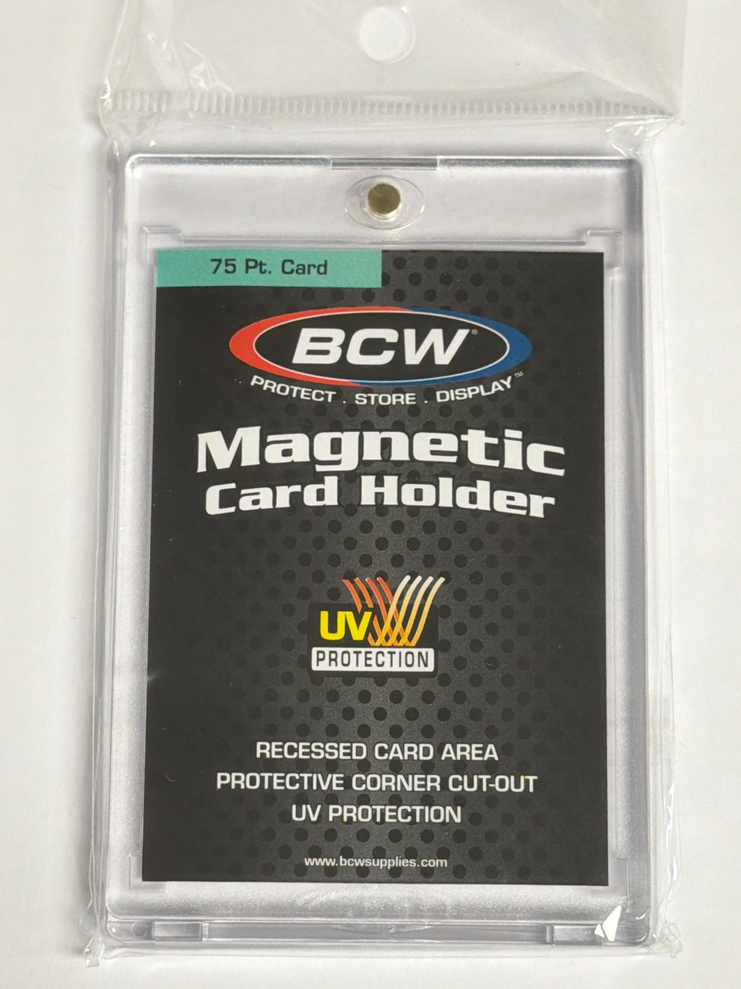 BCW Magnetic Card Holder - 75 Pt. Card