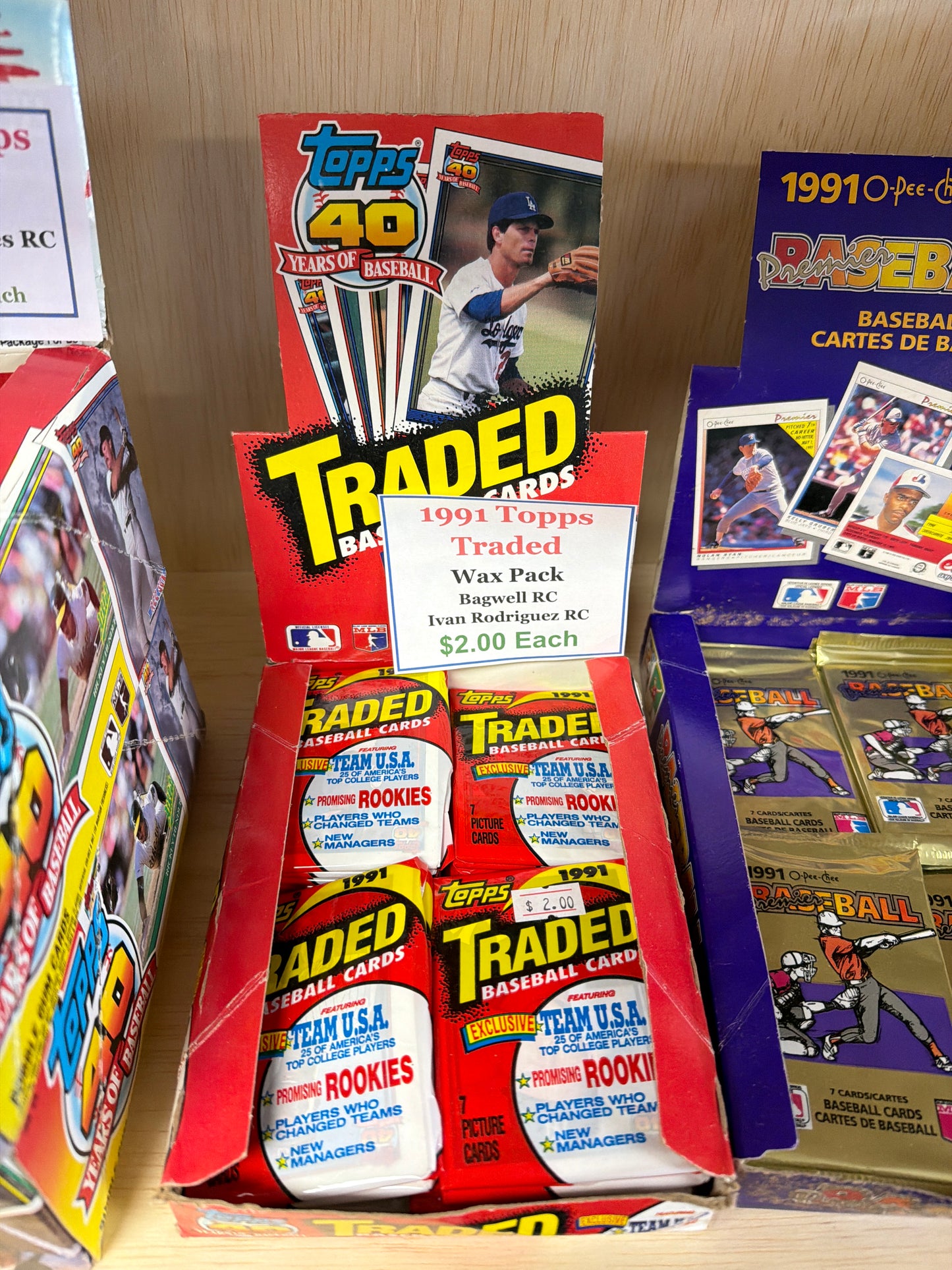 1991 Topps Traded Wax Pack