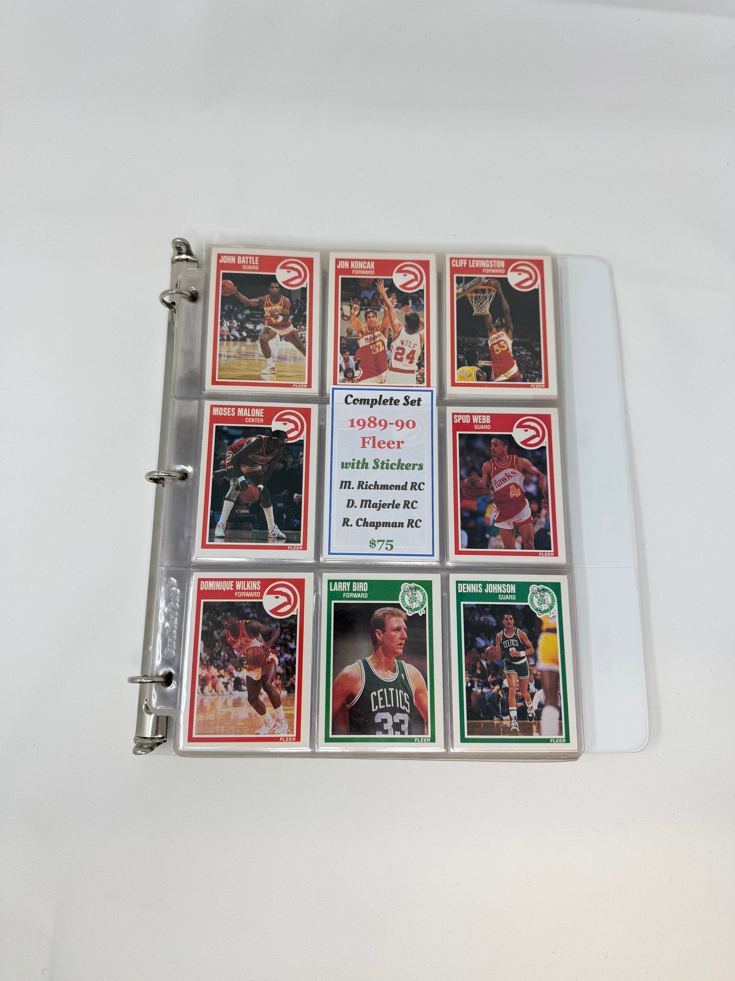 1989-90 Fleer Basketball Complete Set with Stickers