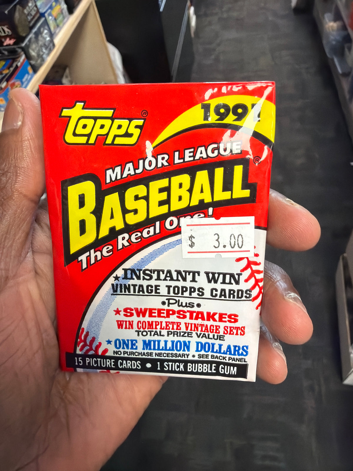 1991 baseball wax packs