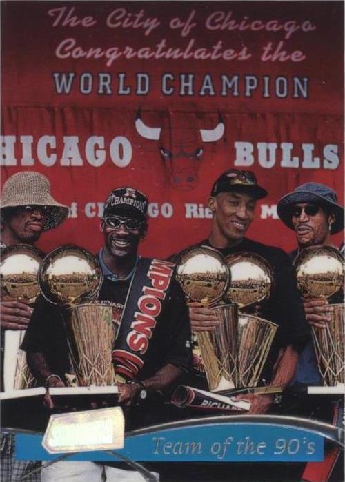 1997-98 Topps Stadium Club Chicago Bulls Team Of The 90’s #5 PSA 9 MINT 336