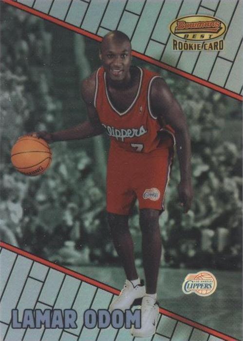 1999 Bowman's Best Lamar Odom Clippers #104 Refractor /400 (RC) PSA 9 MINT 126