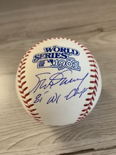 Steve Garvey Dodgers Signed Auto 1981 World Series Ball With