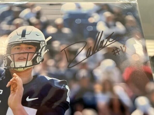 Drew Allar Signed 11×14 Photo B Penn State QB Signed BAS Certified Gallery Image 0