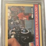 1990 Hoops #382 Michael Jordan Bulls HOF PSA 9 MINT 456 Main Image