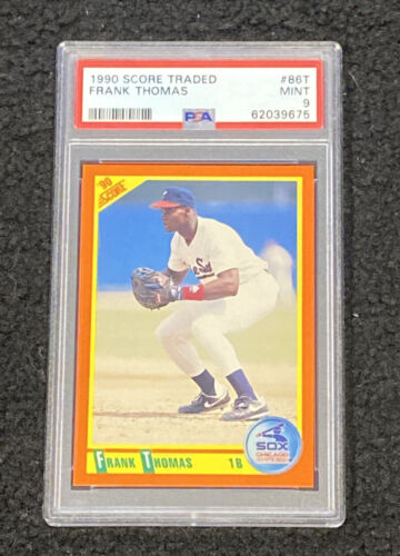 1990 Score Traded #86T Frank Thomas RC White Sox HOF PSA 9 Mint 675 -  Duck's Dugout