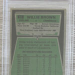 1975 Topps #95 Willie Brown Raiders PSA 8 EX-MT 451 Main Image