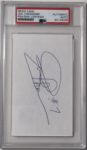 Joe Theismann Autograph Index Card PSA/DNA Authentic 266 Main Image