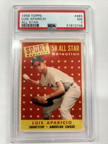 1958 Topps #483 Luis Aparicio All-Star [#] (White Sox)