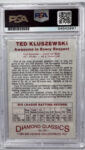 1983 Big League Classics Ted Kluszewski Slabbed Auto Signed Card PSA Main Image
