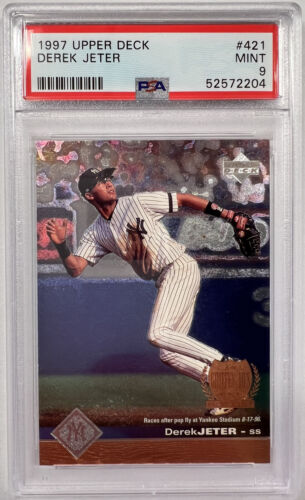 1997 Upper Deck #421 Derek Jeter New York Yankees PSA 9 MINT 204