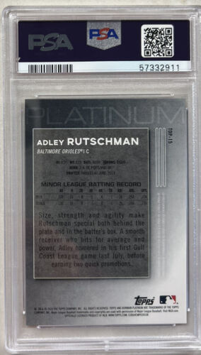 Adley Rutschman 2020 Bowman Sterling Prospect Autographs Rookie Card (