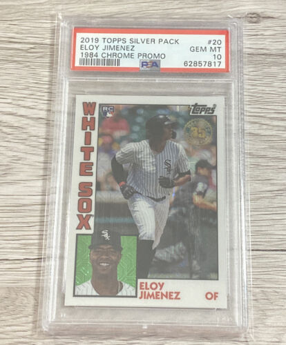 2019 Topps 1984 Promo #20 Eloy Jimenez RC White Sox PSA 10 Gem Mint 817 -  Duck's Dugout