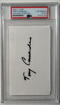 Tony Canadeo NFL  HOF Auto Signed Index Card PSA/DNA Certified 635 Main Image