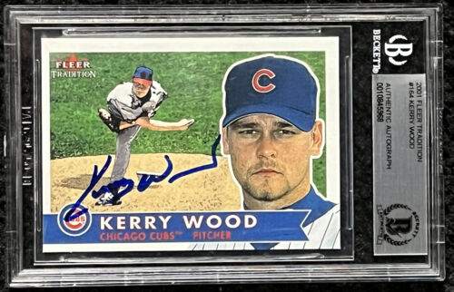 Chicago Cubs KERRY WOOD - SIGNED Card