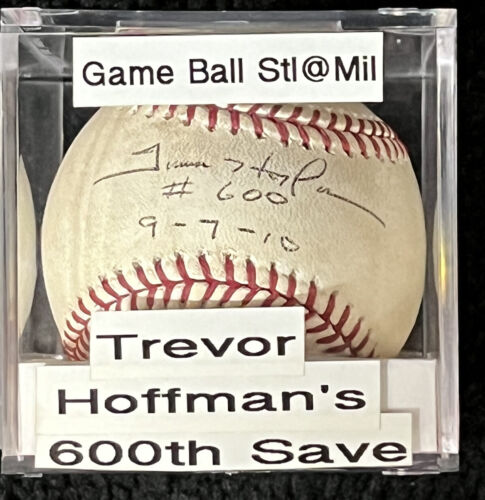 Trevor Hoffman Signed Baseball, Autographed Trevor Hoffman Baseball