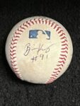 MAX SCHERZER 20K GAME BASEBALL 5-11-16 Signed BY UMPIRE CREW Foley’s BAR NYC Main Image