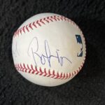 BURT  WARD ROBIN Signed Baseball – A Foley’s BAR NYC original piece BAS Main Image