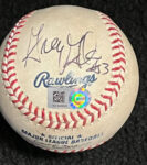 JAKE ARIRIETA NO HITTER 8-30-15 GAME READY Signed Baseball – Foley’s BAR NYC MLB Main Image