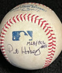 JAKE ARIRIETA NO HITTER 8-30-15 GAME READY Signed Baseball – Foley’s BAR NYC MLB Main Image